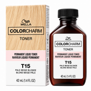 WELLA ColorCharm Permanent Liquid Toner T15 Pale Beige Blonde