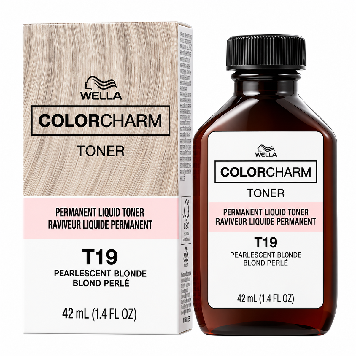 WELLA ColorCharm Permanent Liquid Toner T19 Pearlescent Blonde