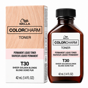 WELLA ColorCharm Permanent Liquid Toner T30 Sheer Golden Blonde