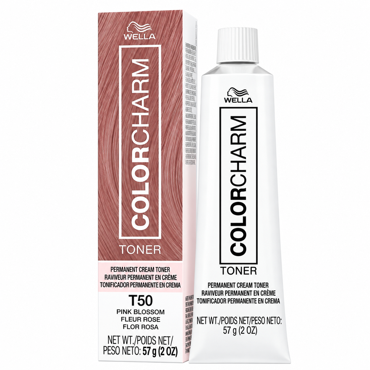 WELLA ColorCharm Permanent Cream Toner T50 Pink Blossom