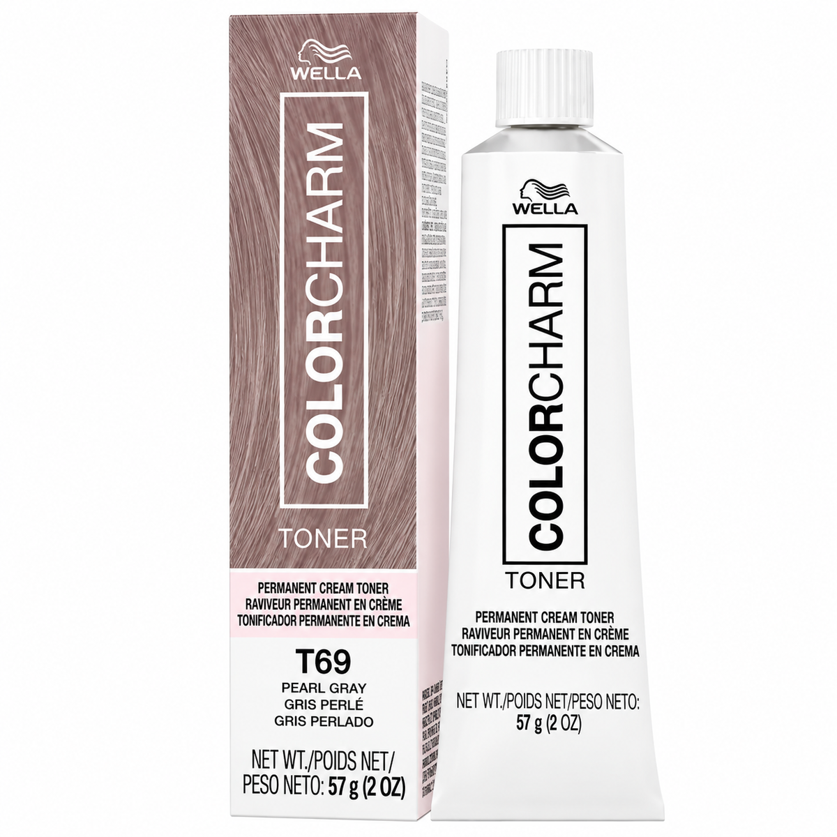 WELLA ColorCharm Permanent Cream Toner T69 Pearl Gray
