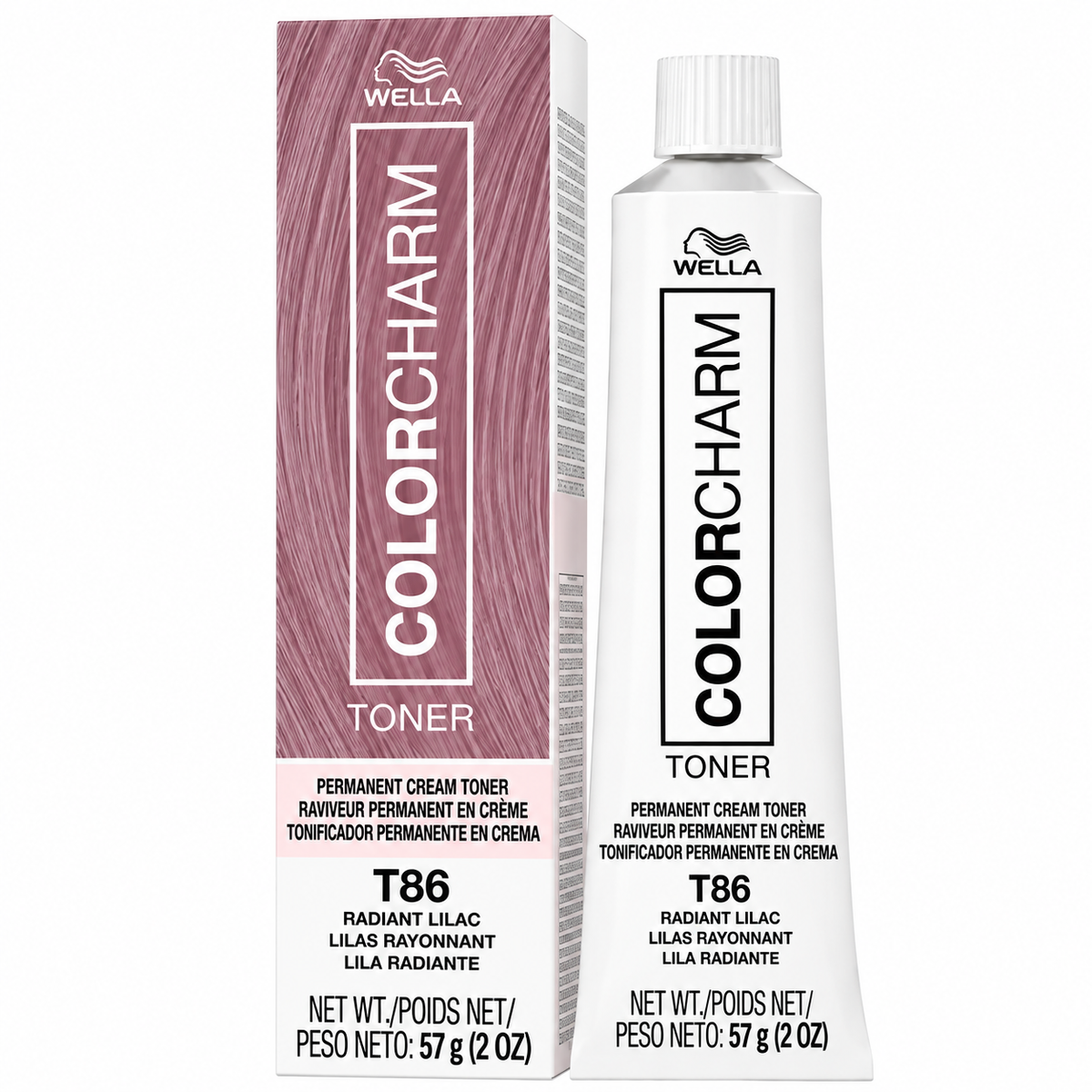 WELLA ColorCharm Permanent Cream Toner T86 Radiant Lilac