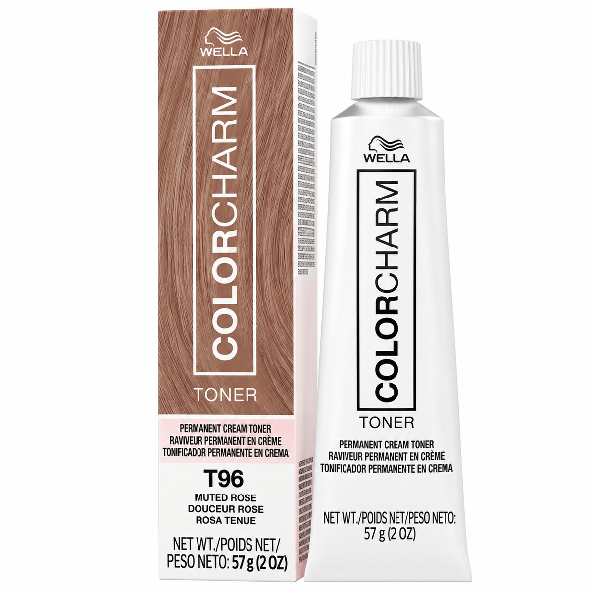 WELLA ColorCharm Permanent Cream Toner T96 Muted Rose
