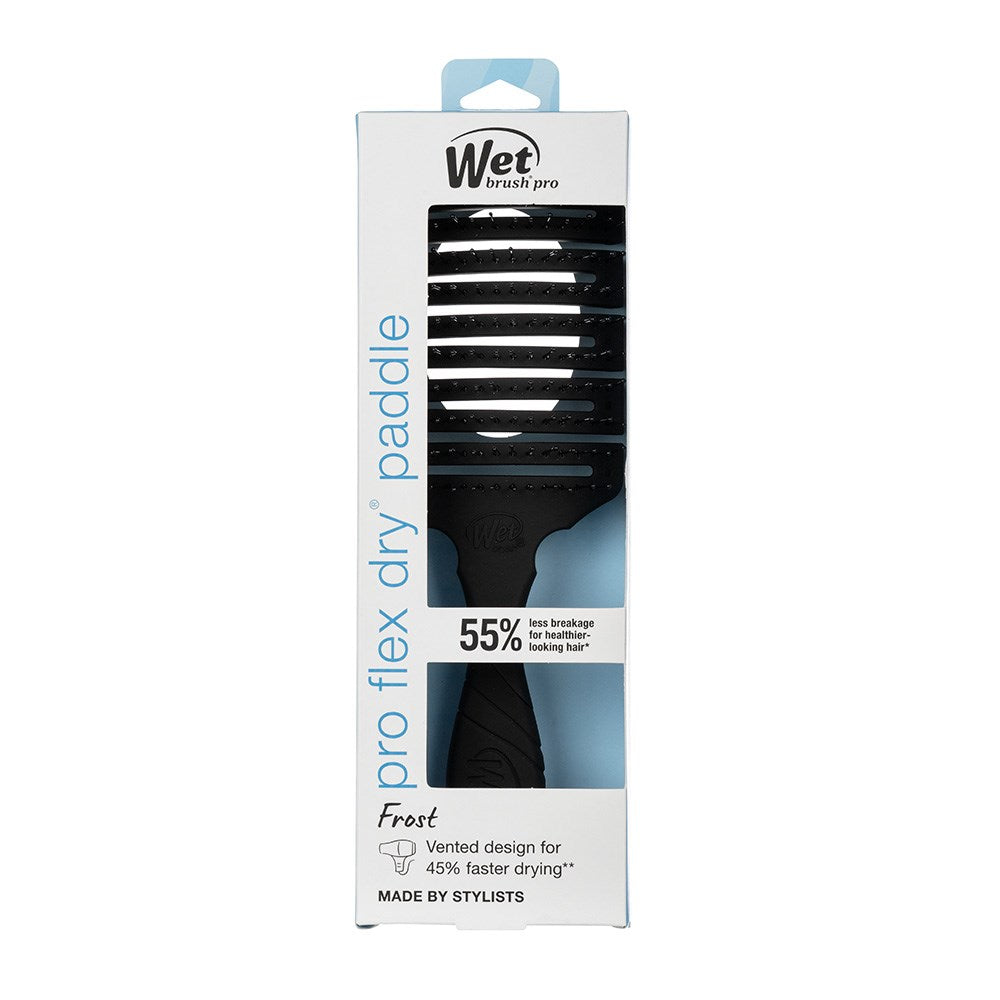 WET BRUSH PRO Flex Dry Paddle Vented Brush Frost Black