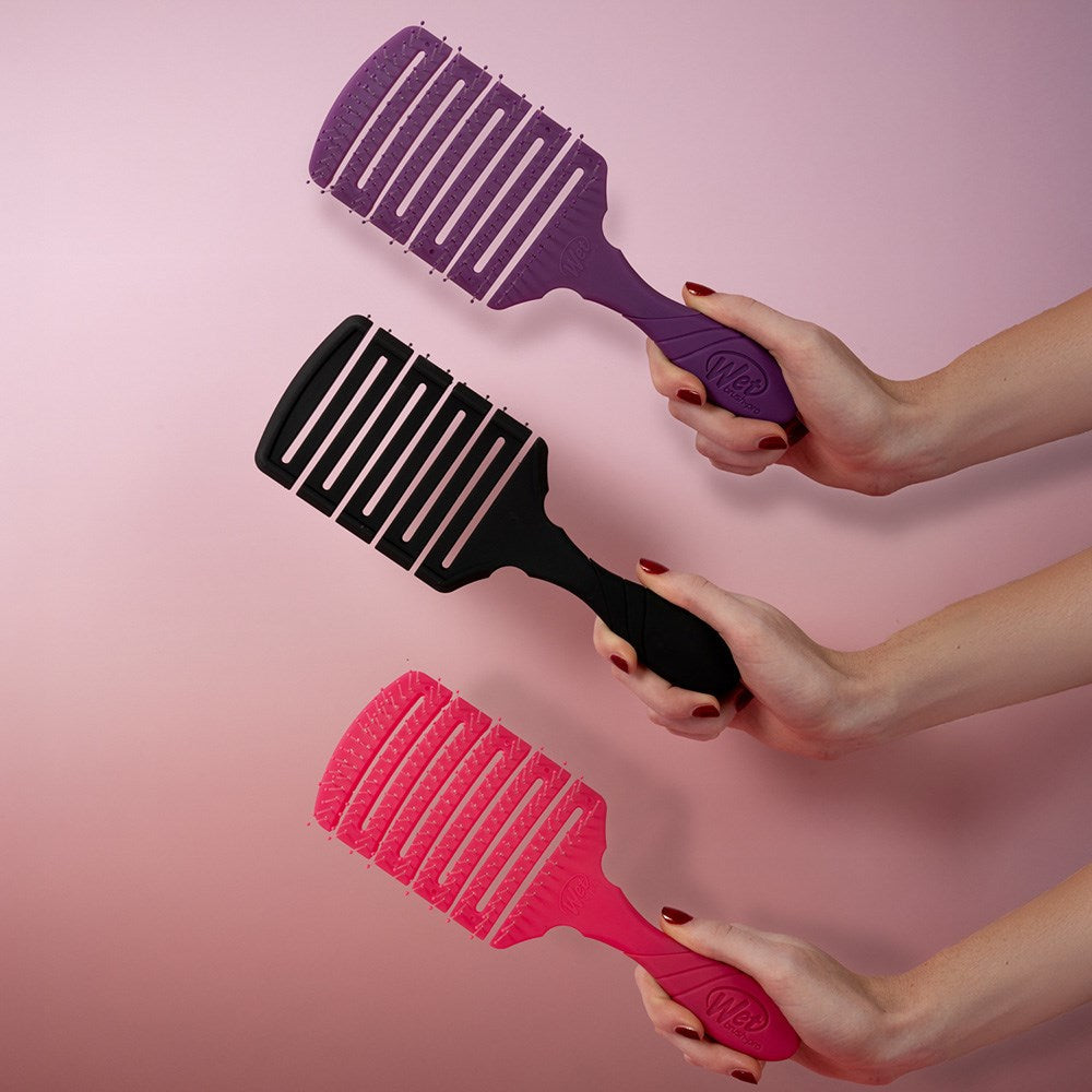 WET BRUSH PRO Flex Dry Paddle Vented Brush Frost Black