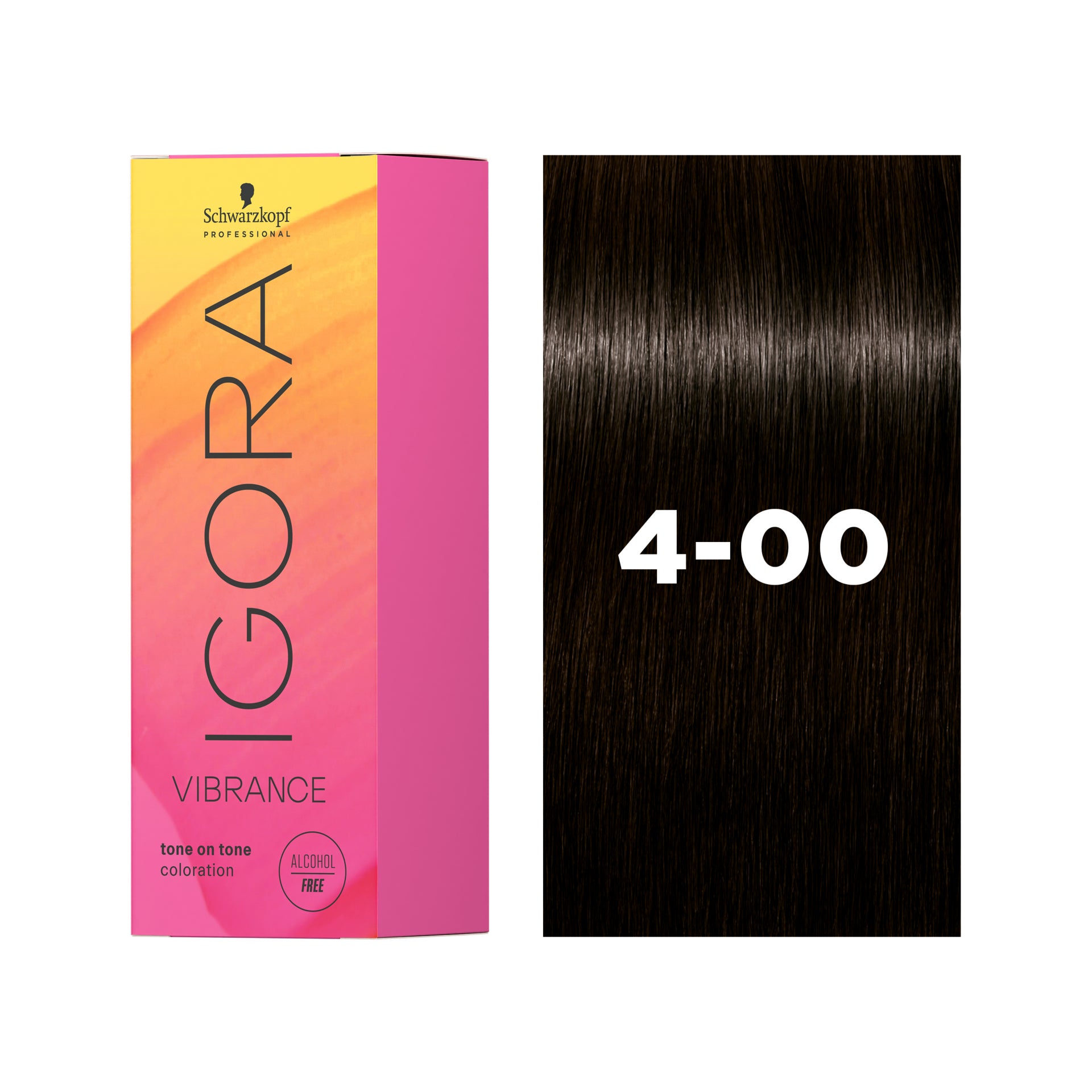 IGORA VIBRANCE Demi-Permanent Hair Color 4-00 Medium Brown Natural