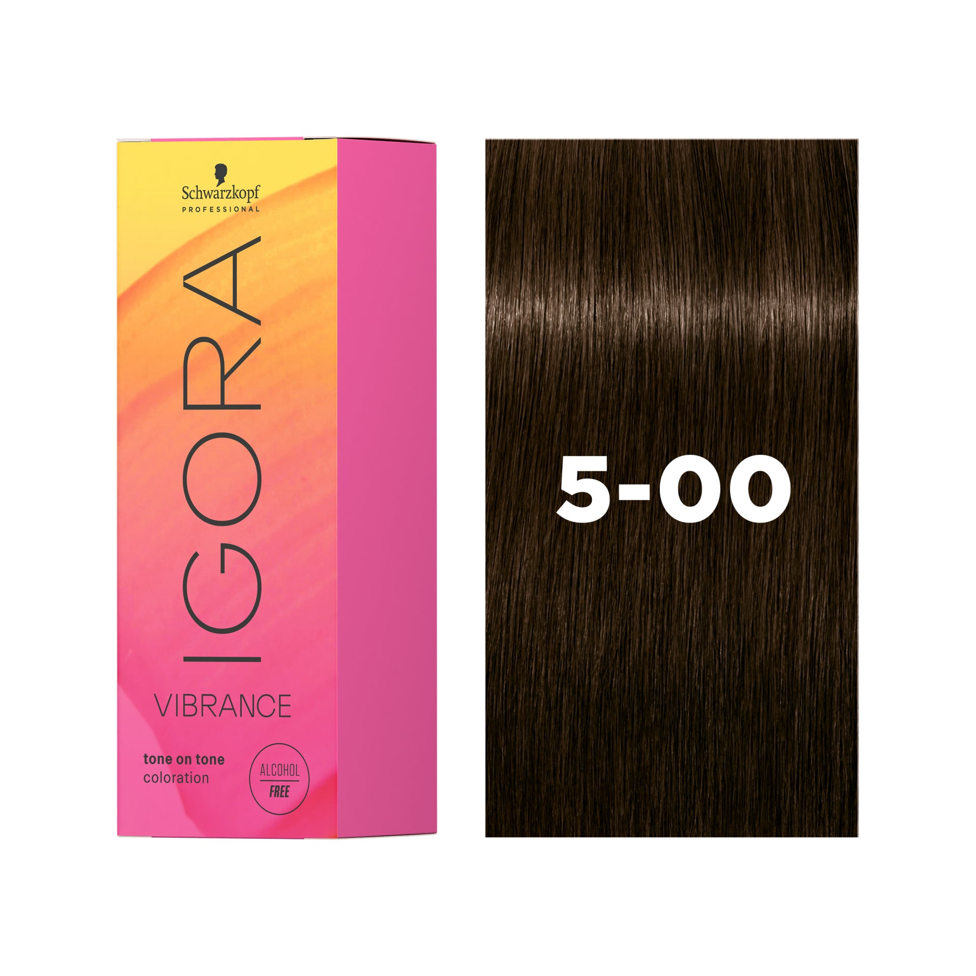 IGORA VIBRANCE Demi-Permanent Hair Color 5-00 Light Brown Natural Extra
