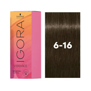 IGORA VIBRANCE Demi-Permanent Hair Color 6-16 Dark Blonde Cendré Chocolate