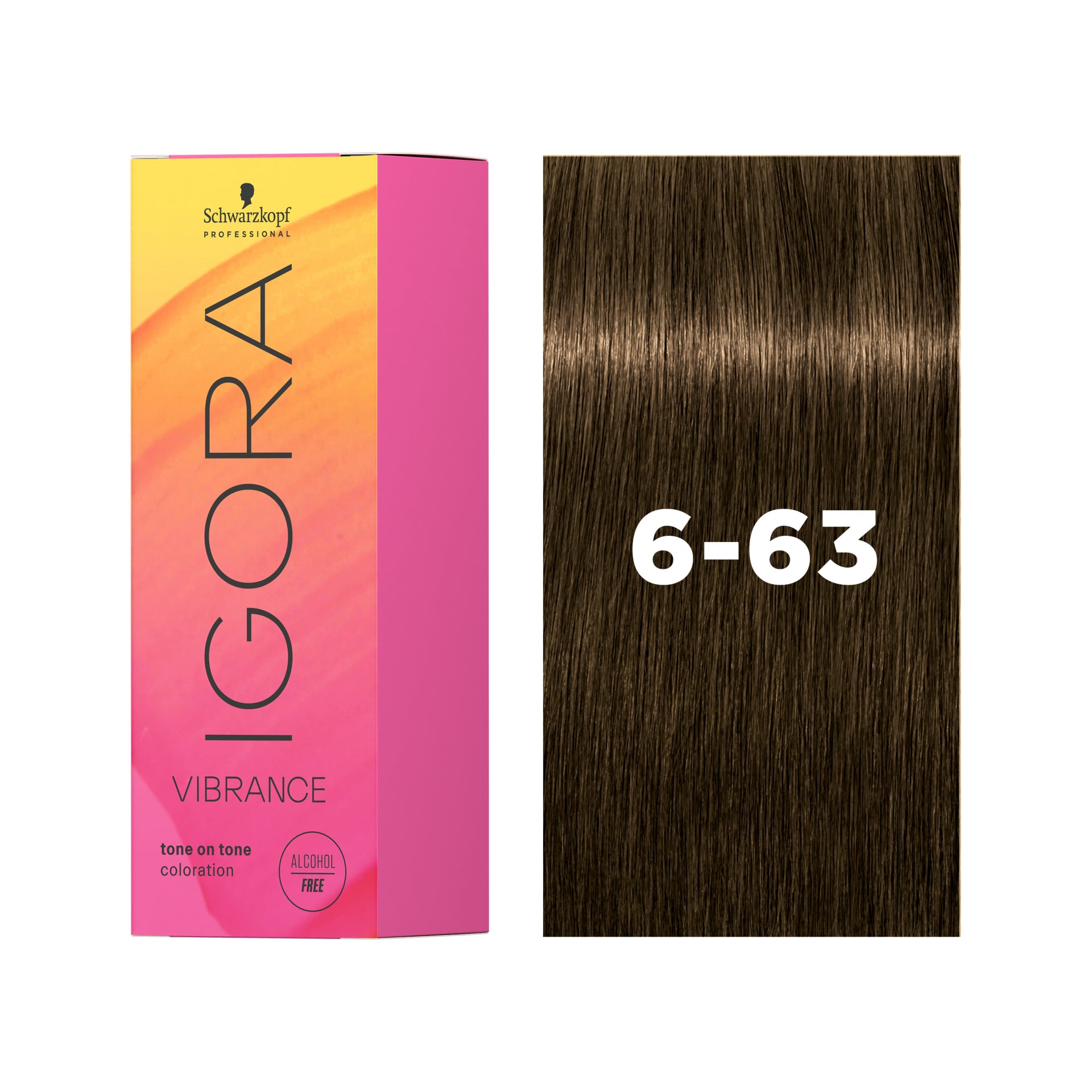 IGORA VIBRANCE Demi-Permanent Hair Color 6-63 Dark Blonde Chocolate Matte