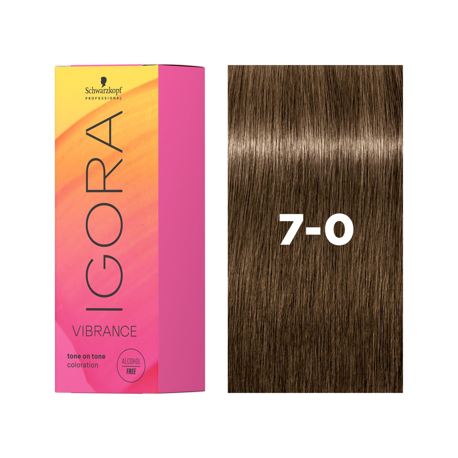 IGORA VIBRANCE Demi-Permanent Hair Color 7-0 Medium Blonde Natural