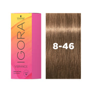 IGORA VIBRANCE Demi-Permanent Hair Color 8-46 Light Blonde Beige Chocolate