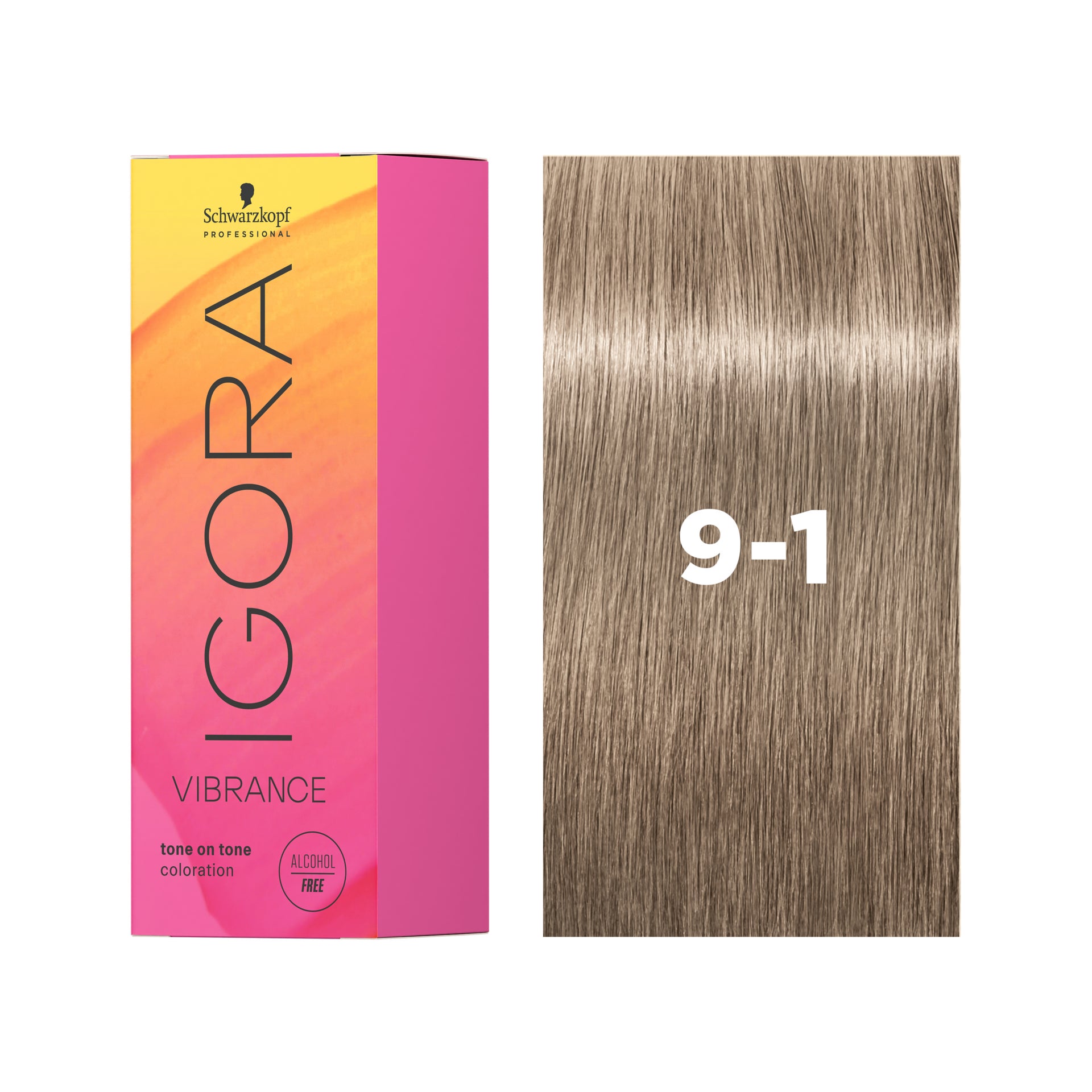 IGORA VIBRANCE Demi-Permanent Hair Color 9-1 Extra Light Blonde Cendré