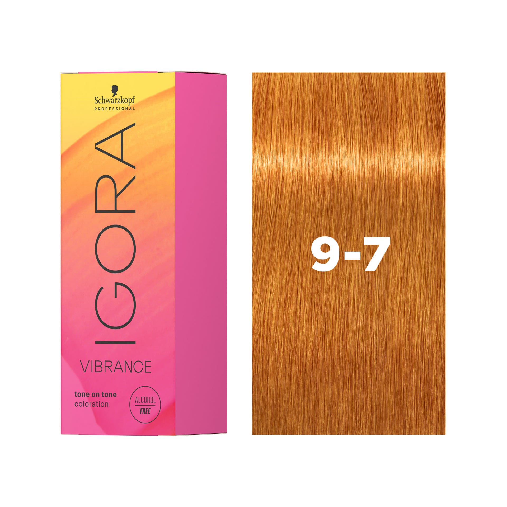 IGORA VIBRANCE Demi-Permanent Hair Color 9-7 Extra Light Blonde Copper