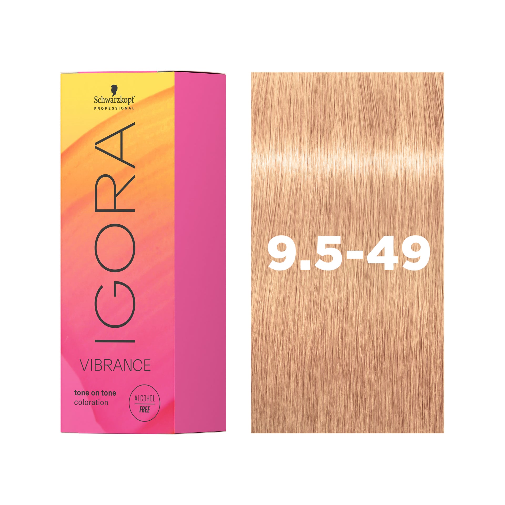 IGORA VIBRANCE Demi-Permanent 9,5-49 Beige Violet Toner