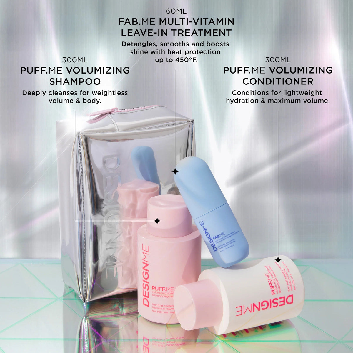 DESIGNME Puff.Me Shine Dimension Volume Kit