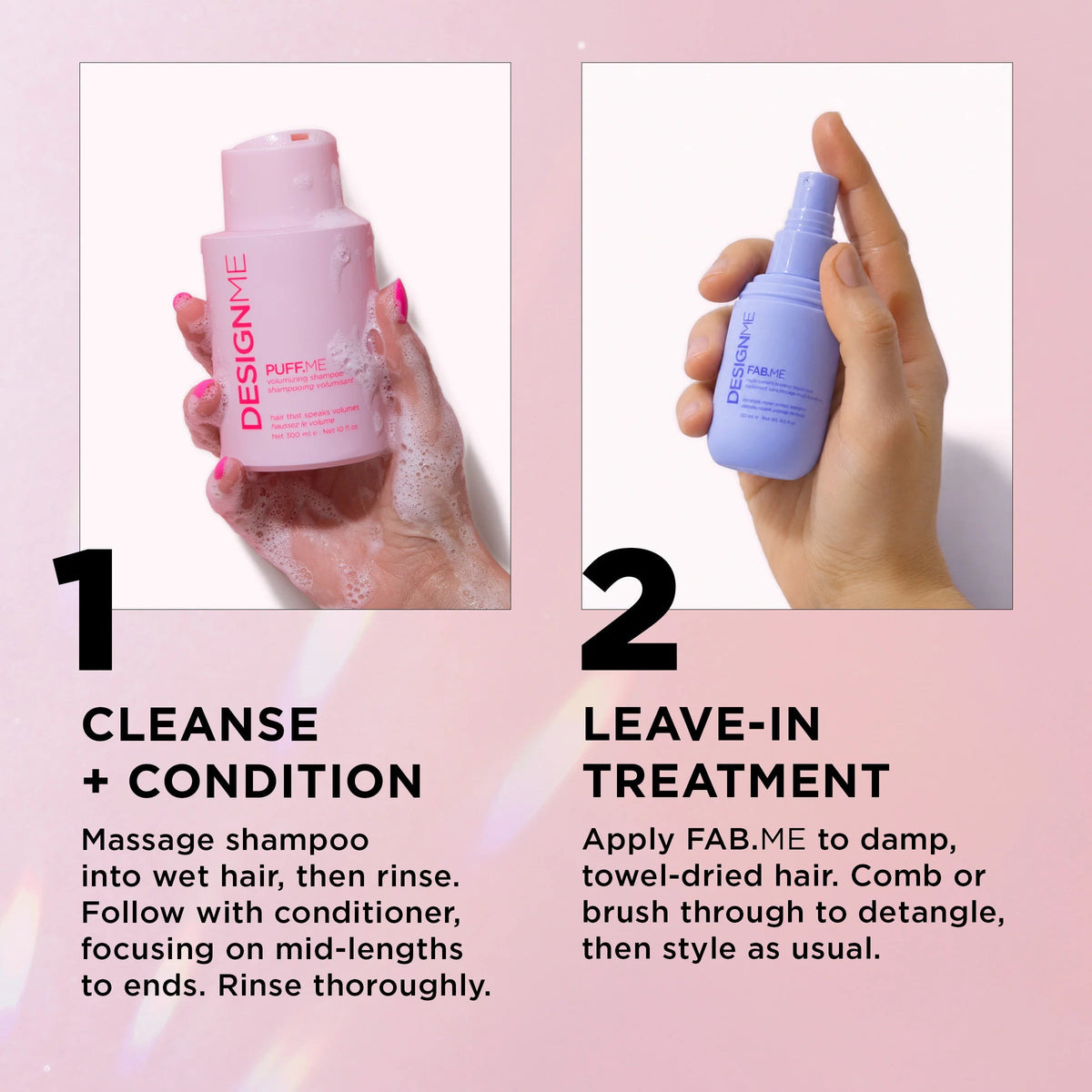 DESIGNME Puff.Me Shine Dimension Volume Kit