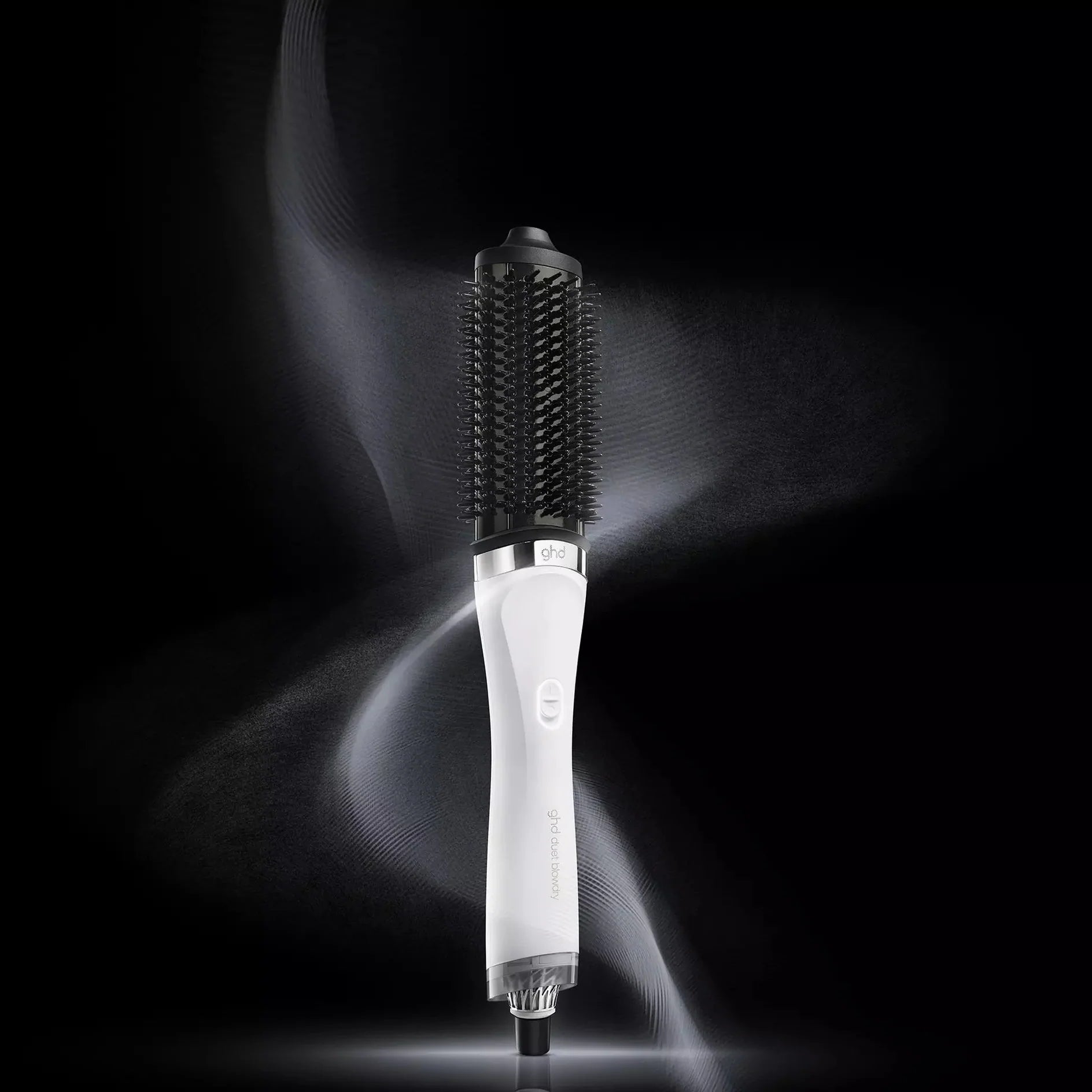 GHD Duet Blowdryer 2-In-1 Hair Dryer Brush White