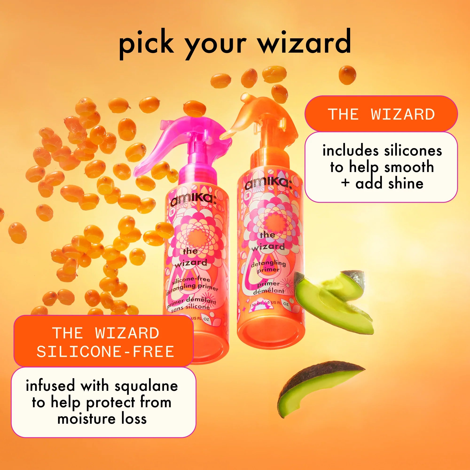 AMIKA The Wizard Silicone-Free Detangling Primer