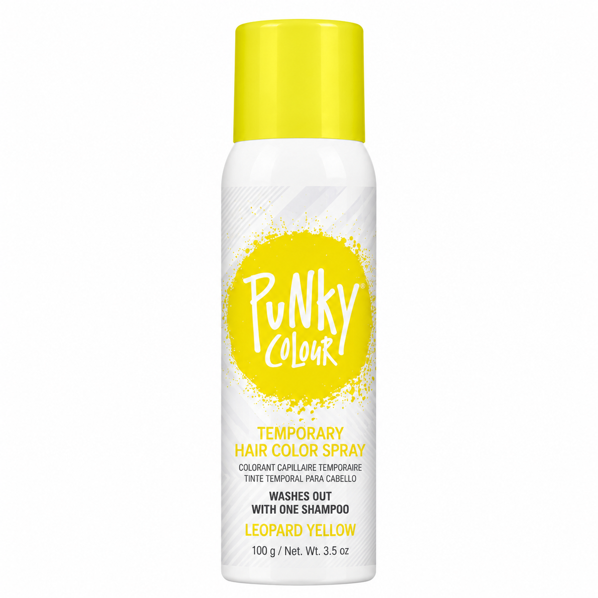 PUNKY COLOUR Temporary Hair Color Spray Leopard Yellow