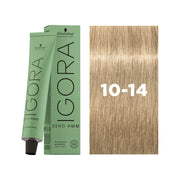 IGORA ZERO AMM Ammonia-Free Permanent Color 10-14 Ultra Blonde Cendré Beige