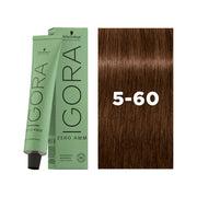IGORA ZERO AMM Ammonia-Free Permanent Color 5-60 Light Brown Chocolate Natural
