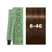 IGORA ZERO AMM Ammonia-Free Permanent Color 6-46 Dark Blonde Beige Chocolate