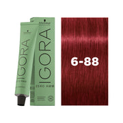 IGORA ZERO AMM Ammonia-Free Permanent Color 6-88 Dark Blonde Red Extra
