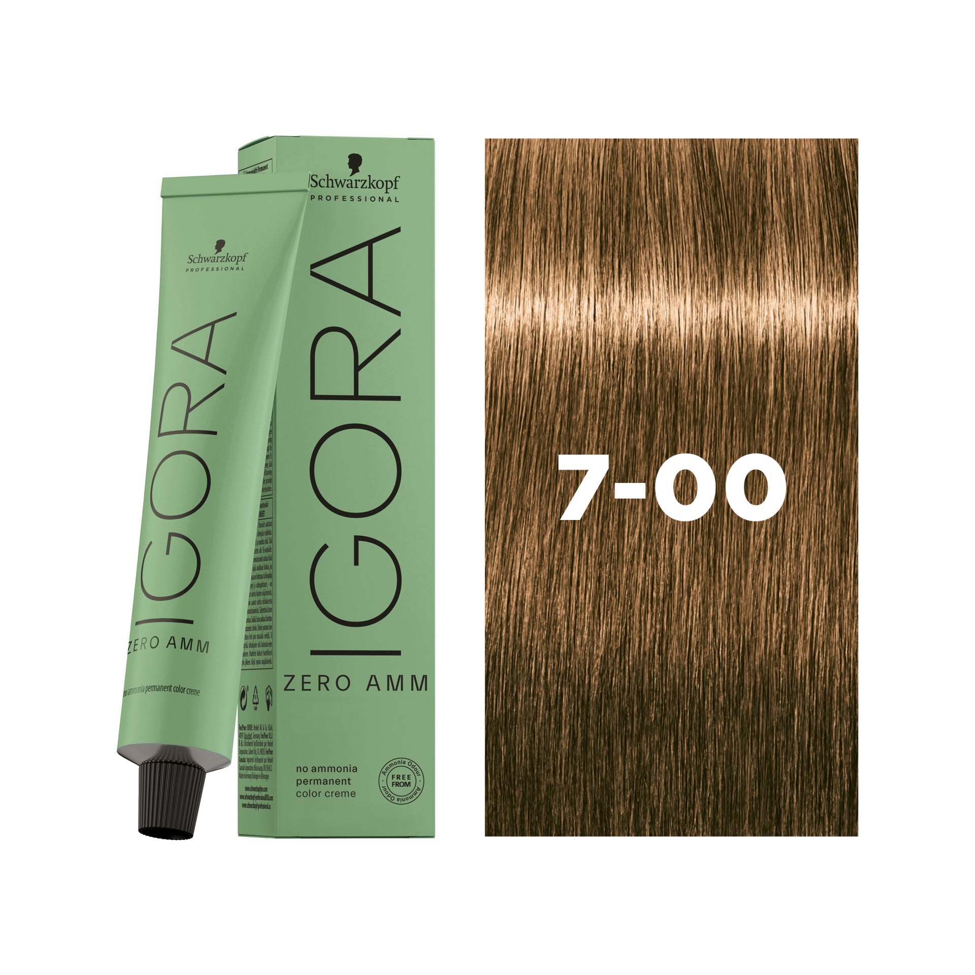 IGORA ZERO AMM Ammonia-Free Permanent Color 7-00 Medium Blonde Natural Extra