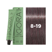 IGORA ZERO AMM Ammonia-Free Permanent Color 8-19 Light Blonde Cendré Violet