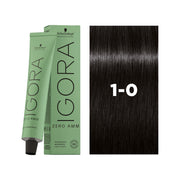 IGORA ZERO AMM Ammonia-Free Permanent Color 1-0 Black